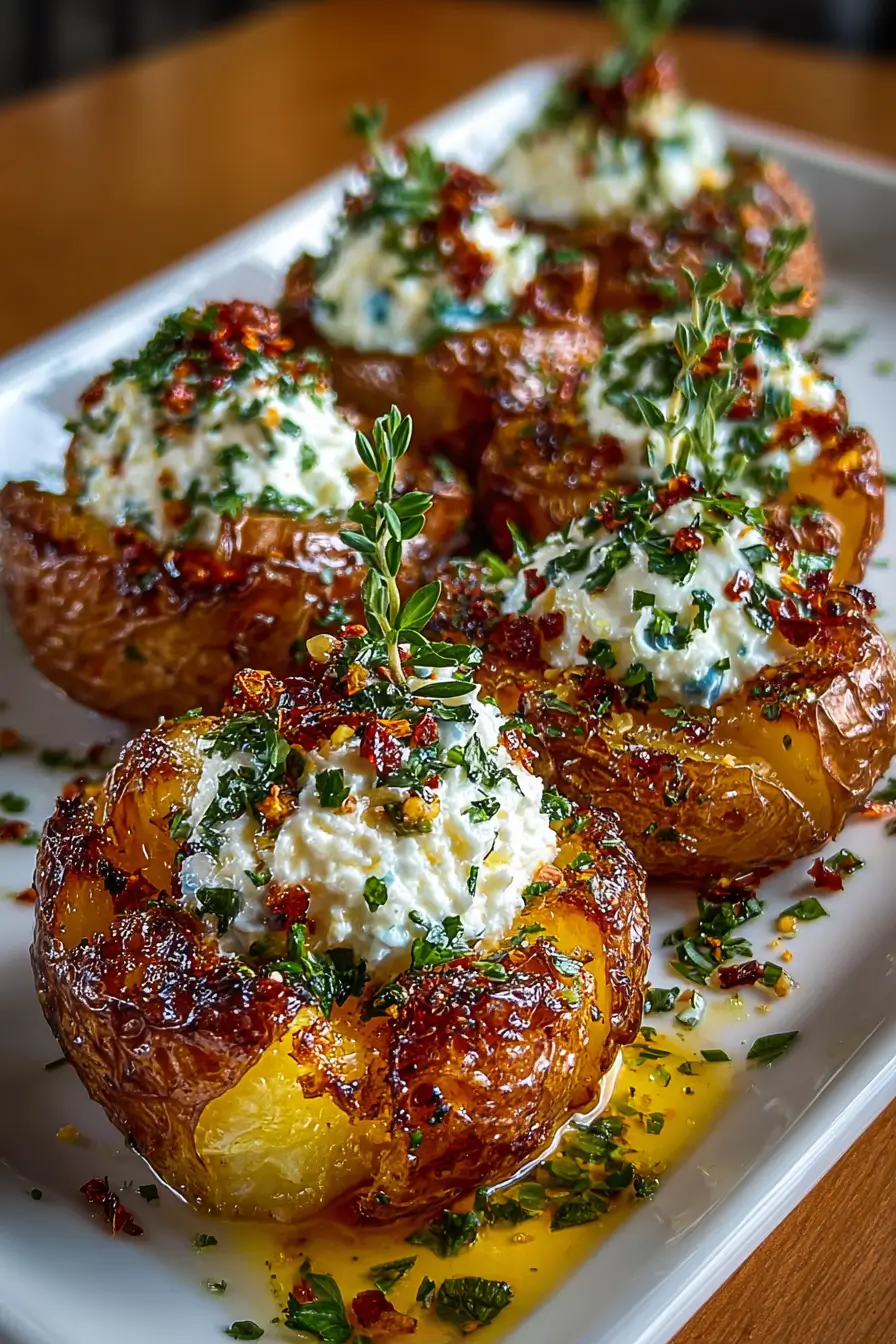 Crispy Smashed Potatoes