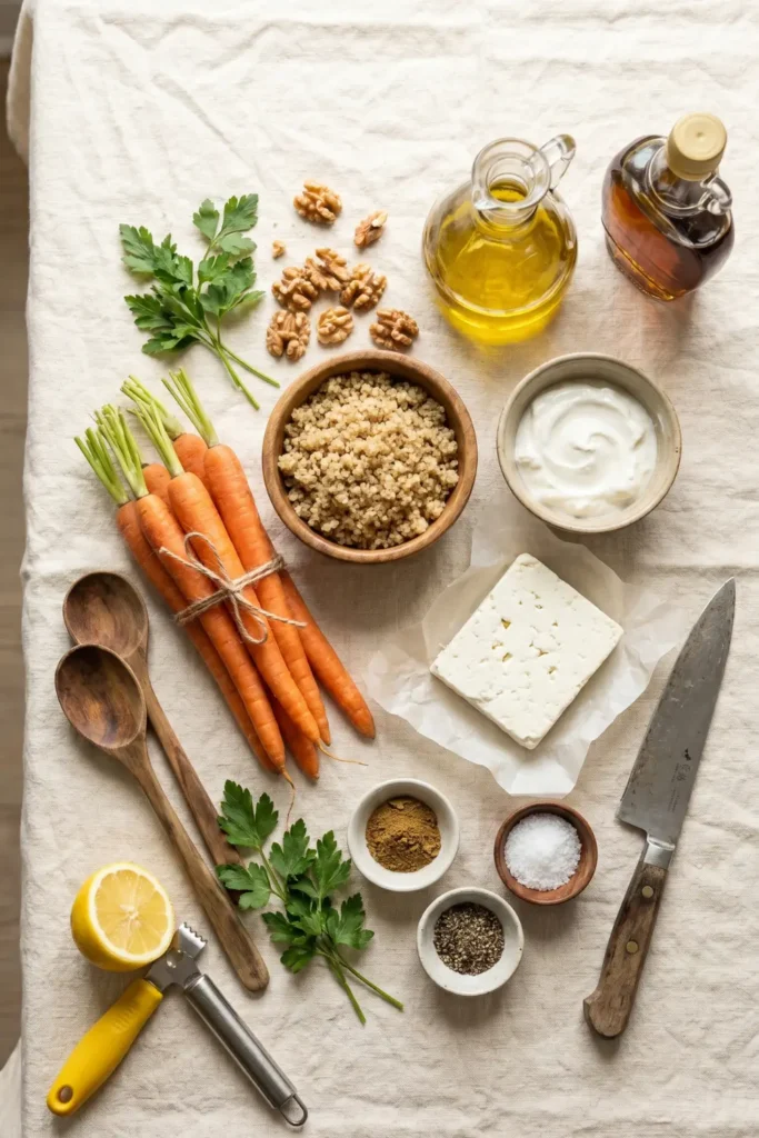 roasted carrot bowl