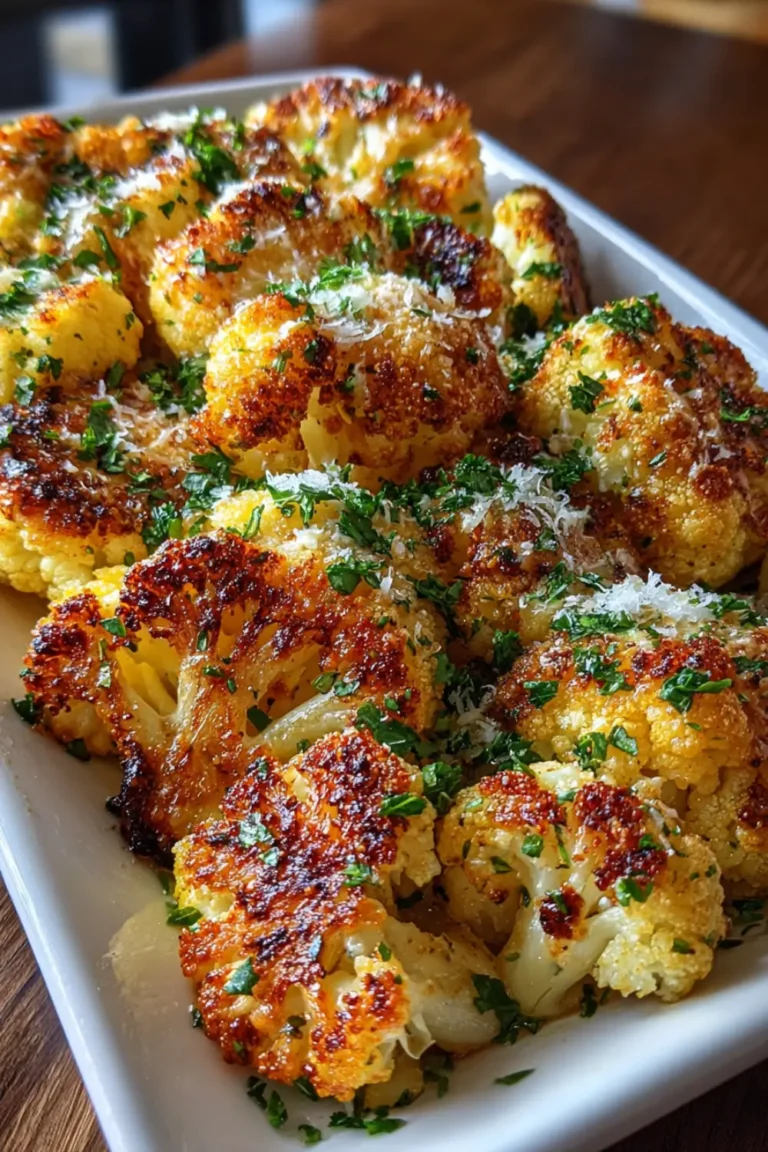 garlic parmesan cauliflower