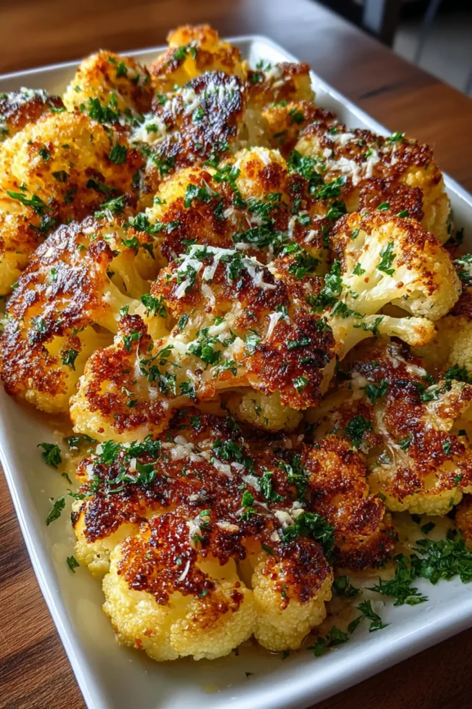 garlic parmesan cauliflower