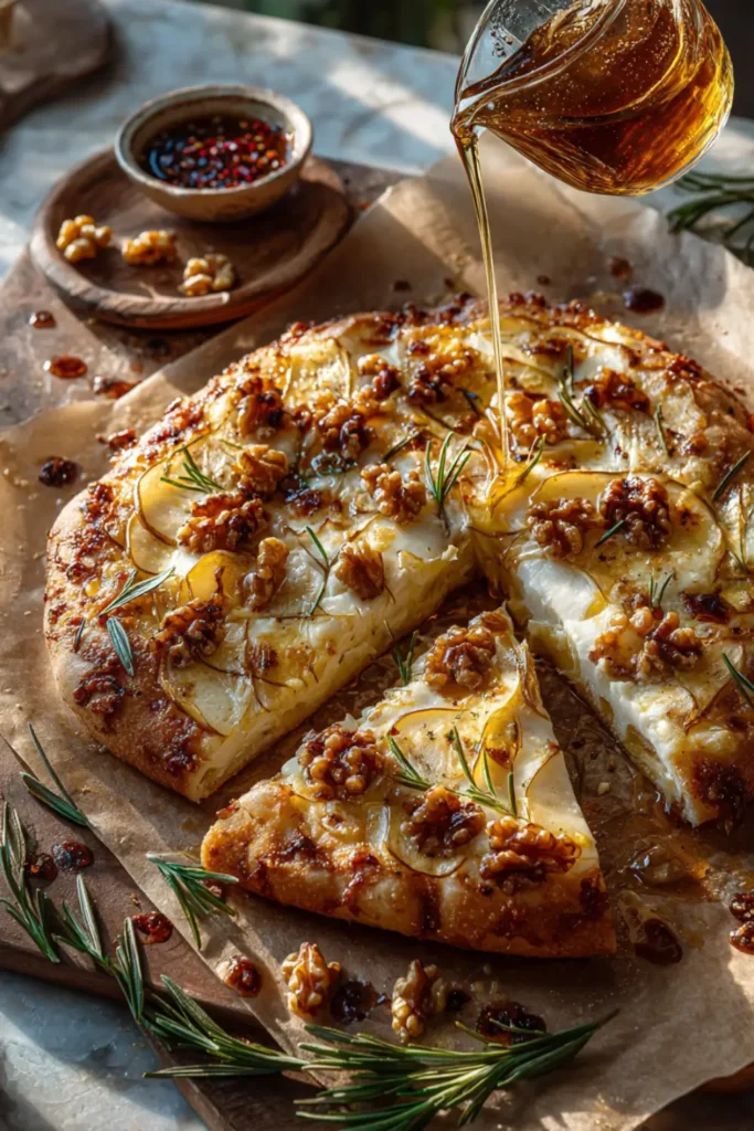 pear brie flatbread