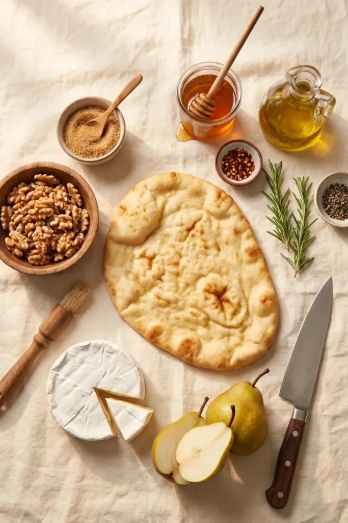 pear brie flatbread