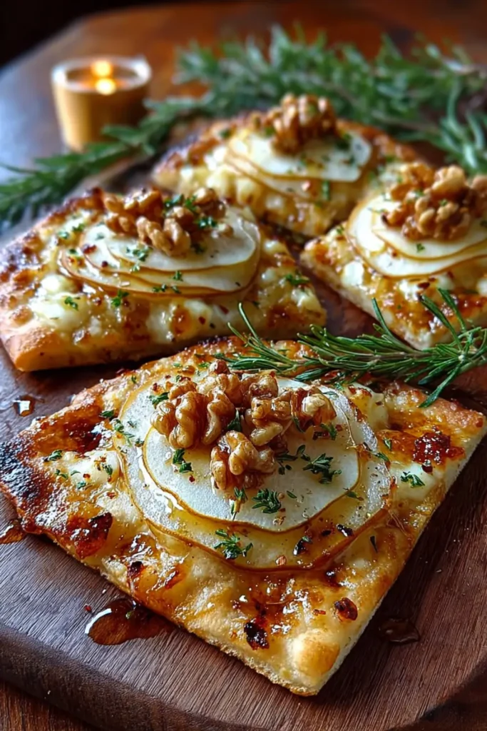 pear brie flatbread