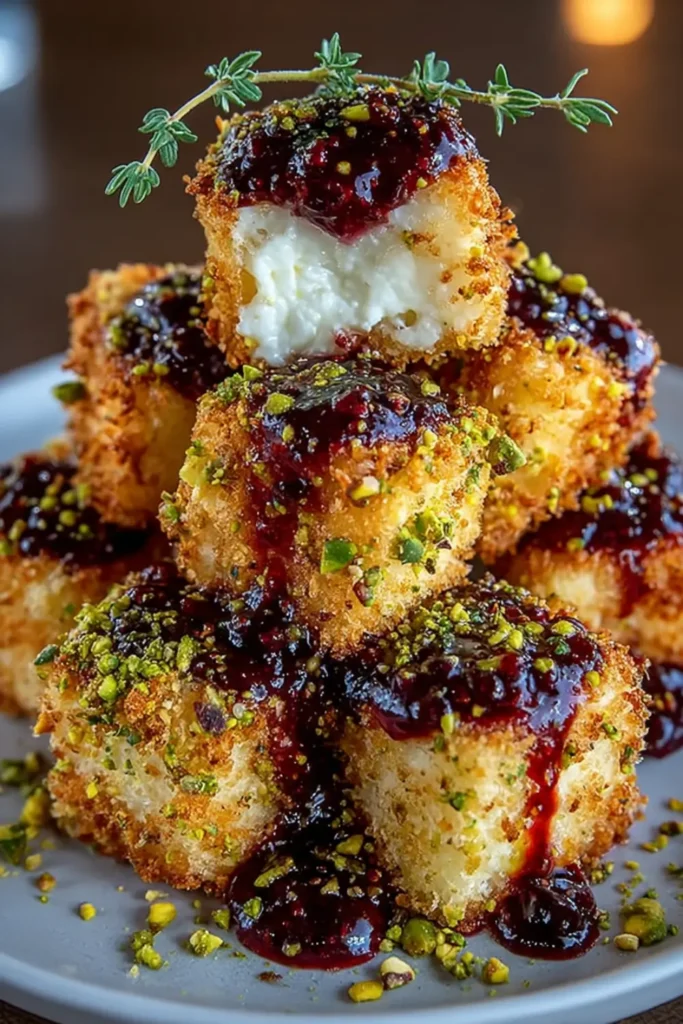 pistachio feta bites