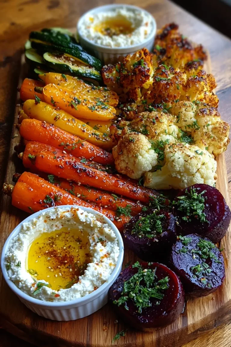 rainbow roasted vegetables