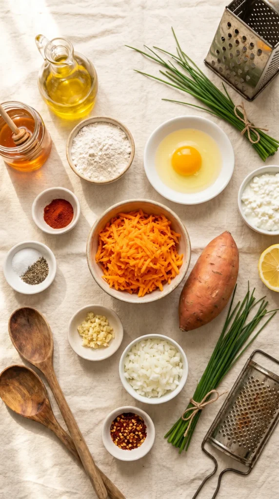 sweet potato fritters