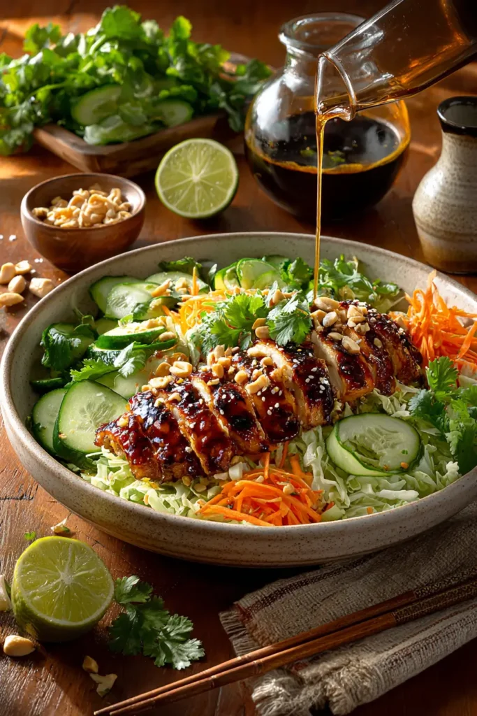 Asian chicken salad