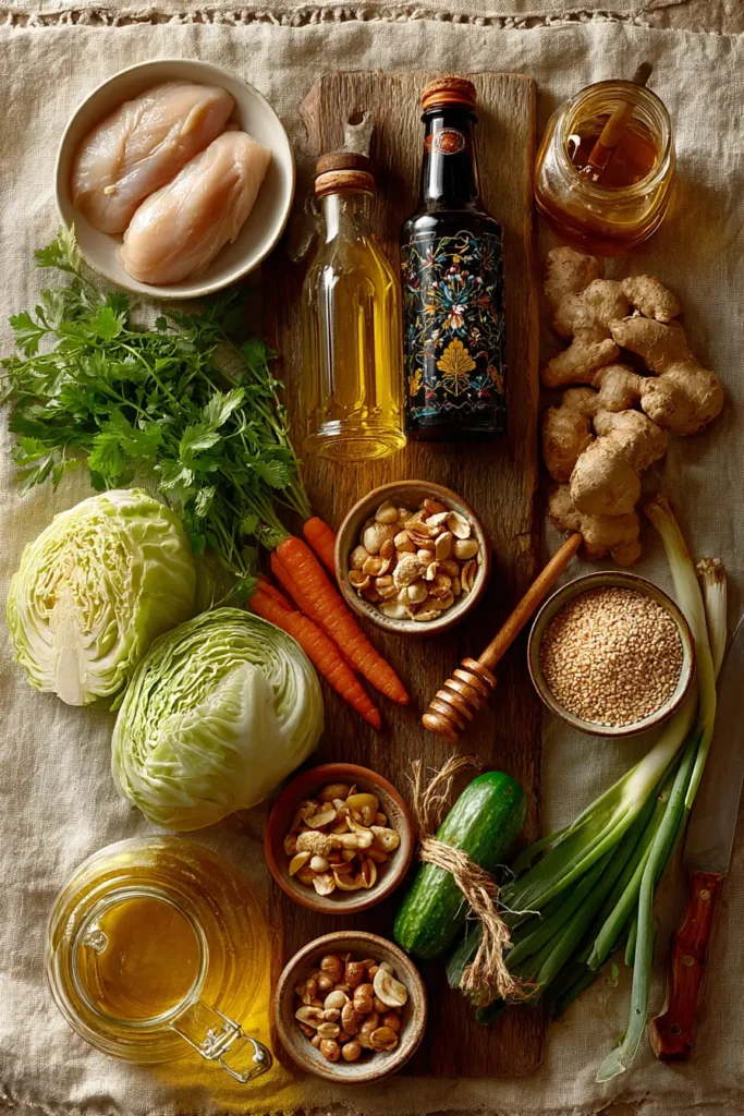 Asian chicken salad