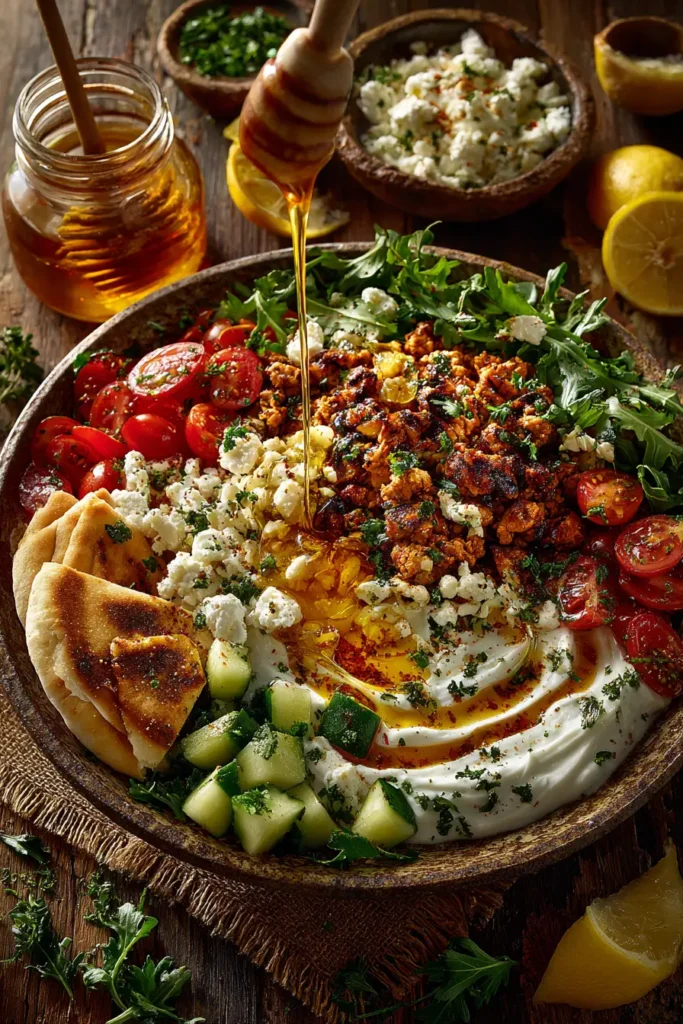 Mediterranean chicken bowl