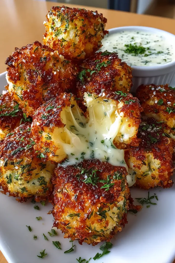 crispy cheese bites
