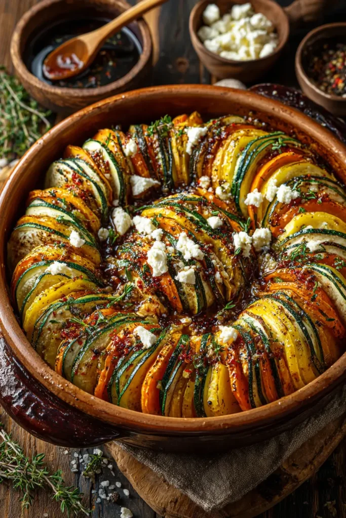 layered vegetable bake