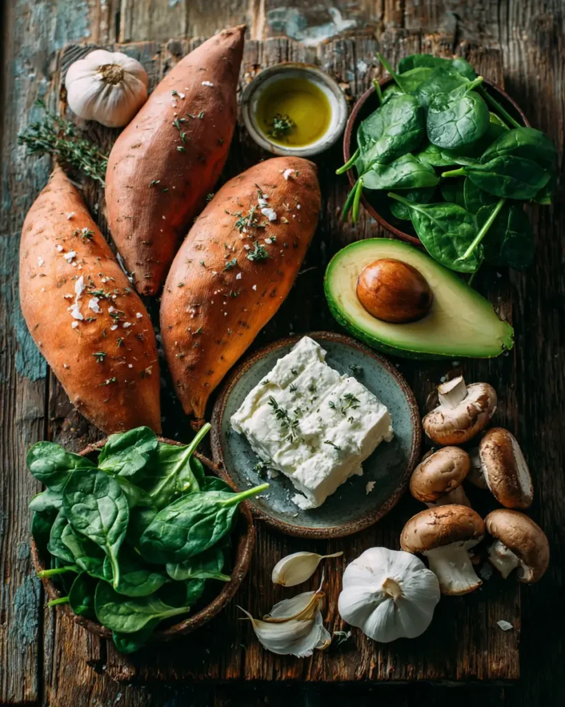 healthy stuffed sweet potatoes