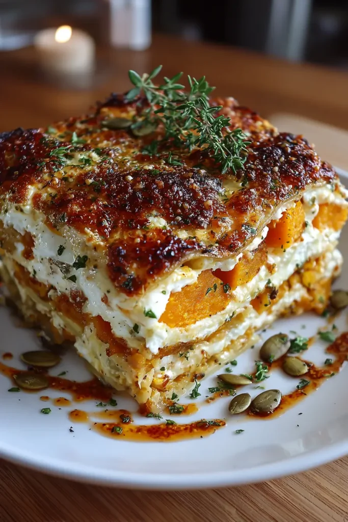 pumpkin sweet potato lasagna recipe