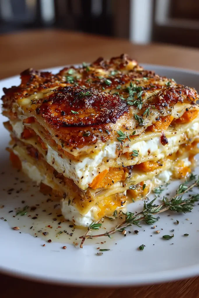pumpkin sweet potato lasagna recipe