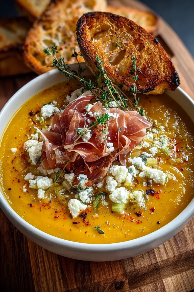roasted pumpkin leek soup