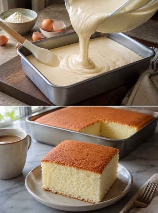 Cotton Soft Condensed Milk Cake – Light & Fluffy