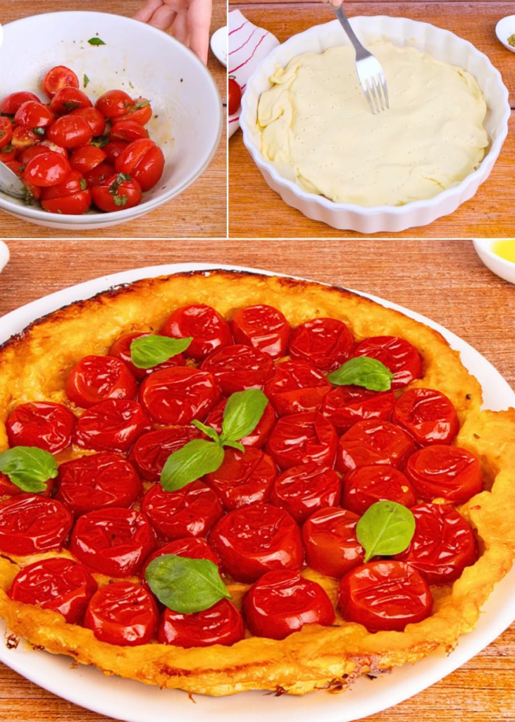 Cherry Tomato Tarte Tatin – A Savoury French Classic
