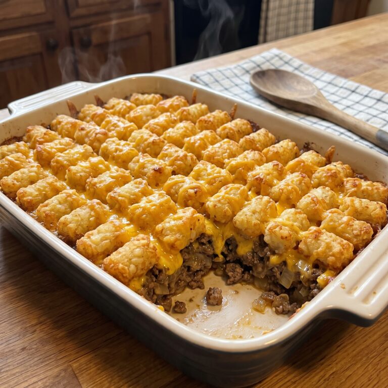 High Protein Cheeseburger Tater