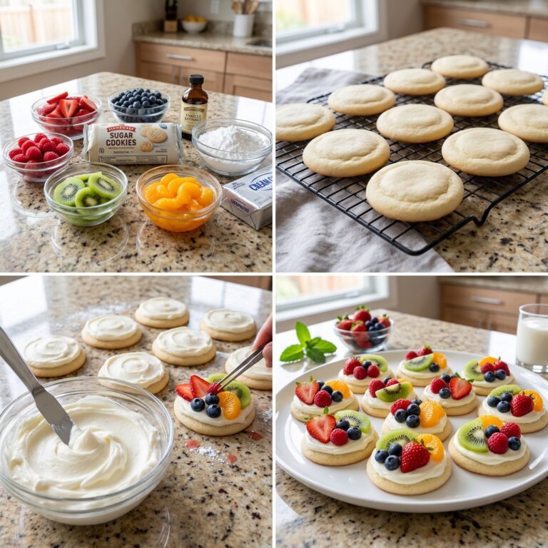 Fruit Pizza Sugar Cookies