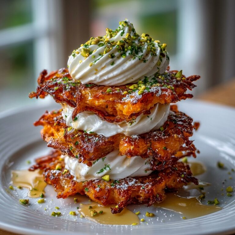 Crispy Sweet Potato Fritters with a Sweet and Creamy Finish