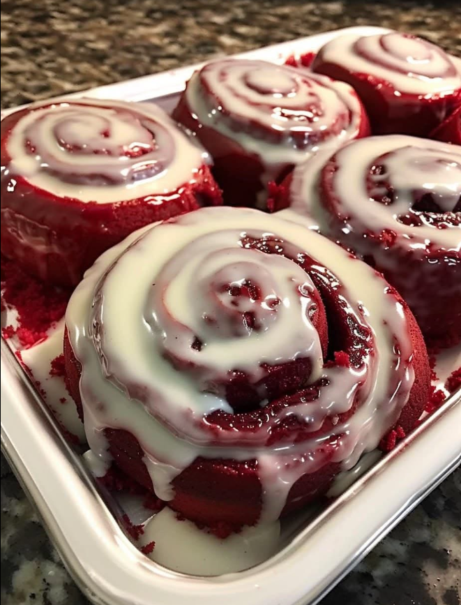 Red Velvet Cinnamon Rolls – A Decadent Twist