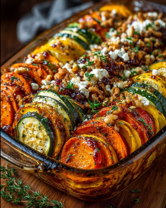 A Colourful Vegetable Lasagna with Seasonal Flavours
