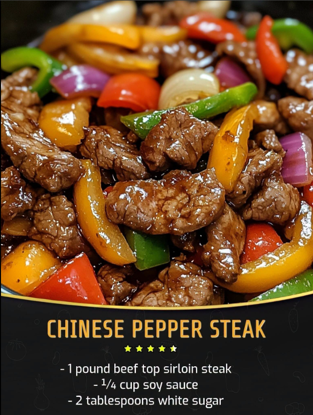 Sizzling Chinese Pepper Steak