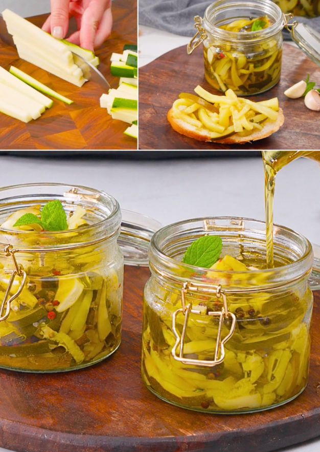 Zucchini in Oil (Zucchine Sott’Olio): A Tangy Italian Preserve