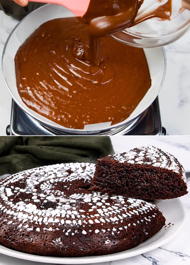 Chocolate Cake in a Pan: No Oven Needed for This Tender Treat