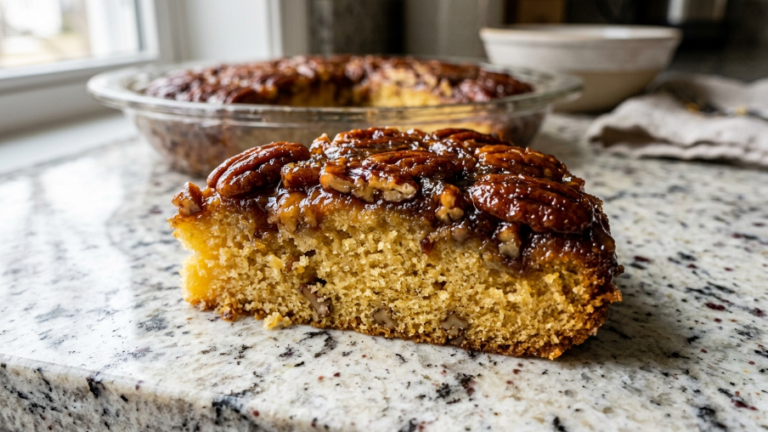 Easy Caramel Pecan Pie Dump Cake Recipe