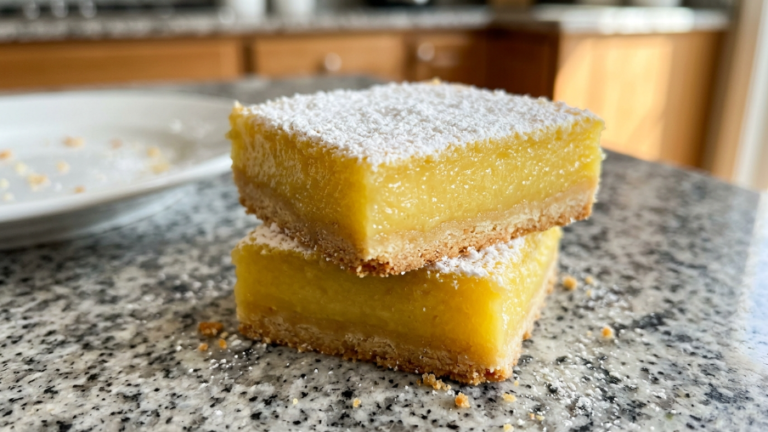 Grandma’s Vanilla Custard Cream Squares Recipe