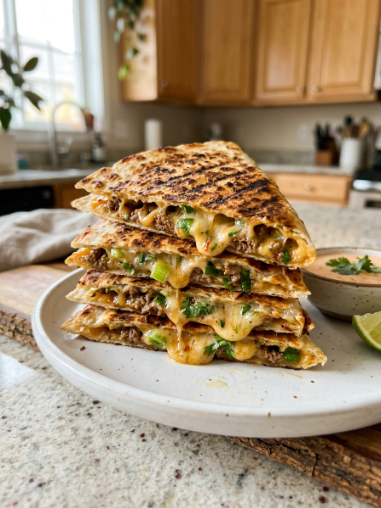 Easy Chicken Quesadillas Recipe