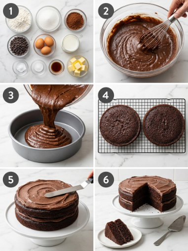 Classic Moist Chocolate Cake Recipe