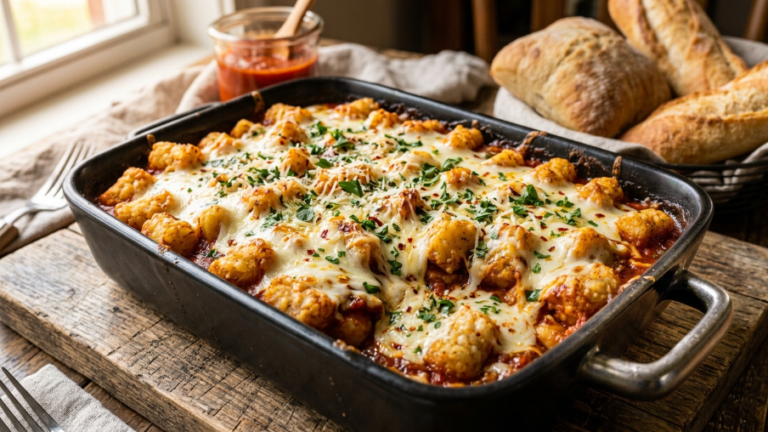 Easy Pizza Tot Casserole (One-Dish Family Dinner)