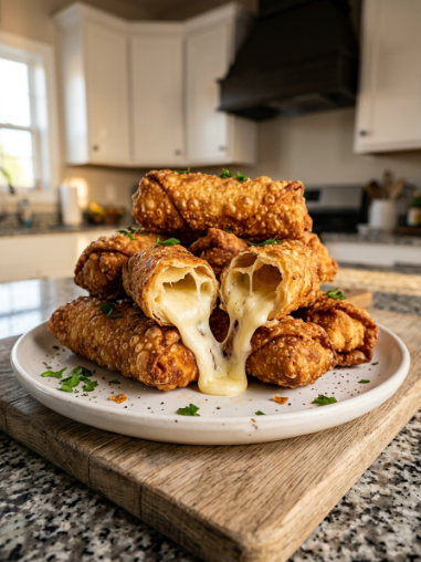 Crab Rangoon Egg Rolls (Crispy & Creamy Recipe)
