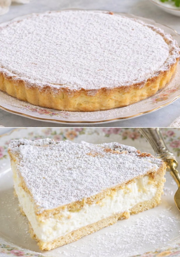 Italian Paradise Pie: A Creamy Shortcrust Delight