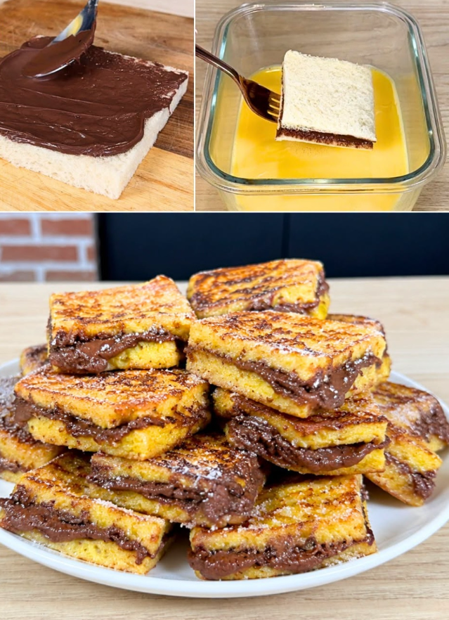 Stuffed French Toast Bites: Crispy, Sweet & Irresistible