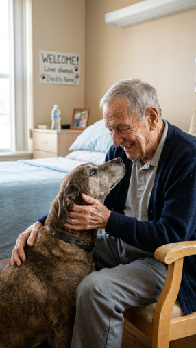 The Blind Old Dog Who Waited for His Master Until the End