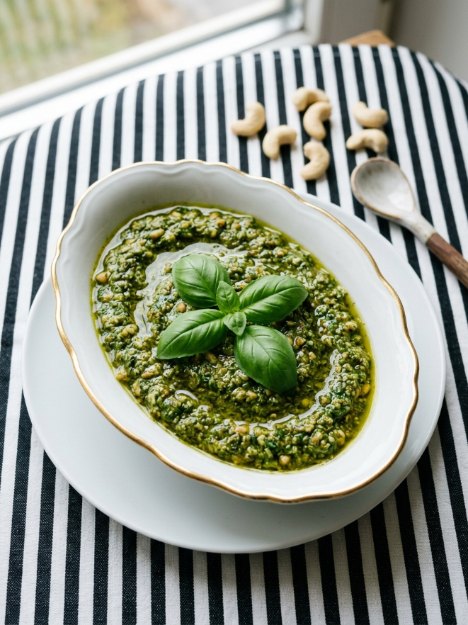  Creamy Basil and Cottage Cheese Sauce