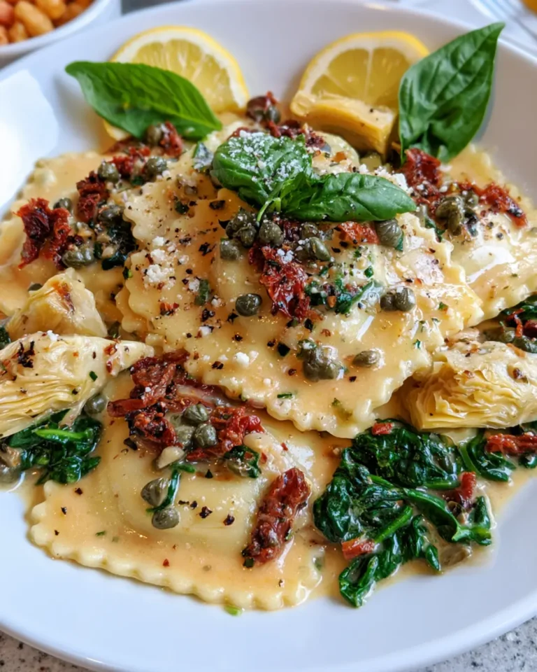 Italian Ravioli with Spinach