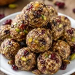 Cranberry Pistachio Energy Bites