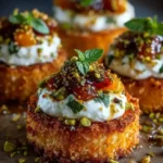 Crispy Sweet Potato Rounds with Whipped Burrata for Lunch