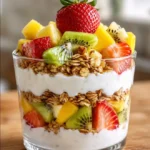 Fresh Fruit Yogurt Granola Parfait