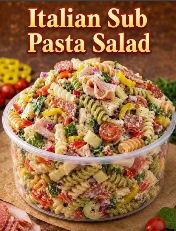 Italian Sub Pasta Salad