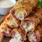 Keto Crispy Reuben Roll-Ups