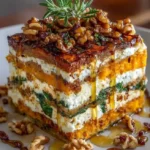Layered Butternut Sweet Potato Lasagna Comfort Dinner