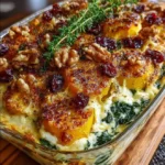 Layered Pumpkin, Spinach & Ricotta Bake