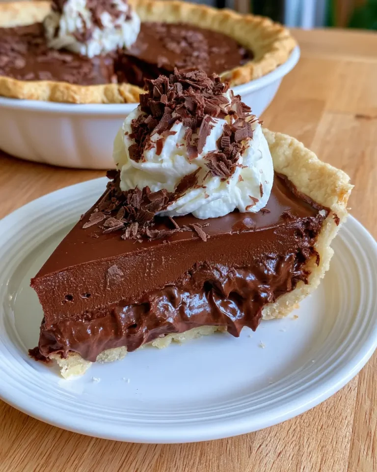 Old Fashioned Chocolate Pie
