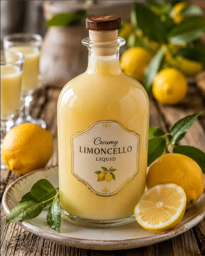 Creamy Homemade Limoncello