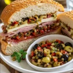 Orleans Italian Muffuletta with Extra Olive Salad